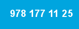 978 177 11 25